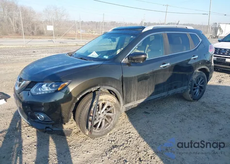 2016 Nissan Rogue Sl from USA, damaged, VIN 5N1AT2MV2GC826737